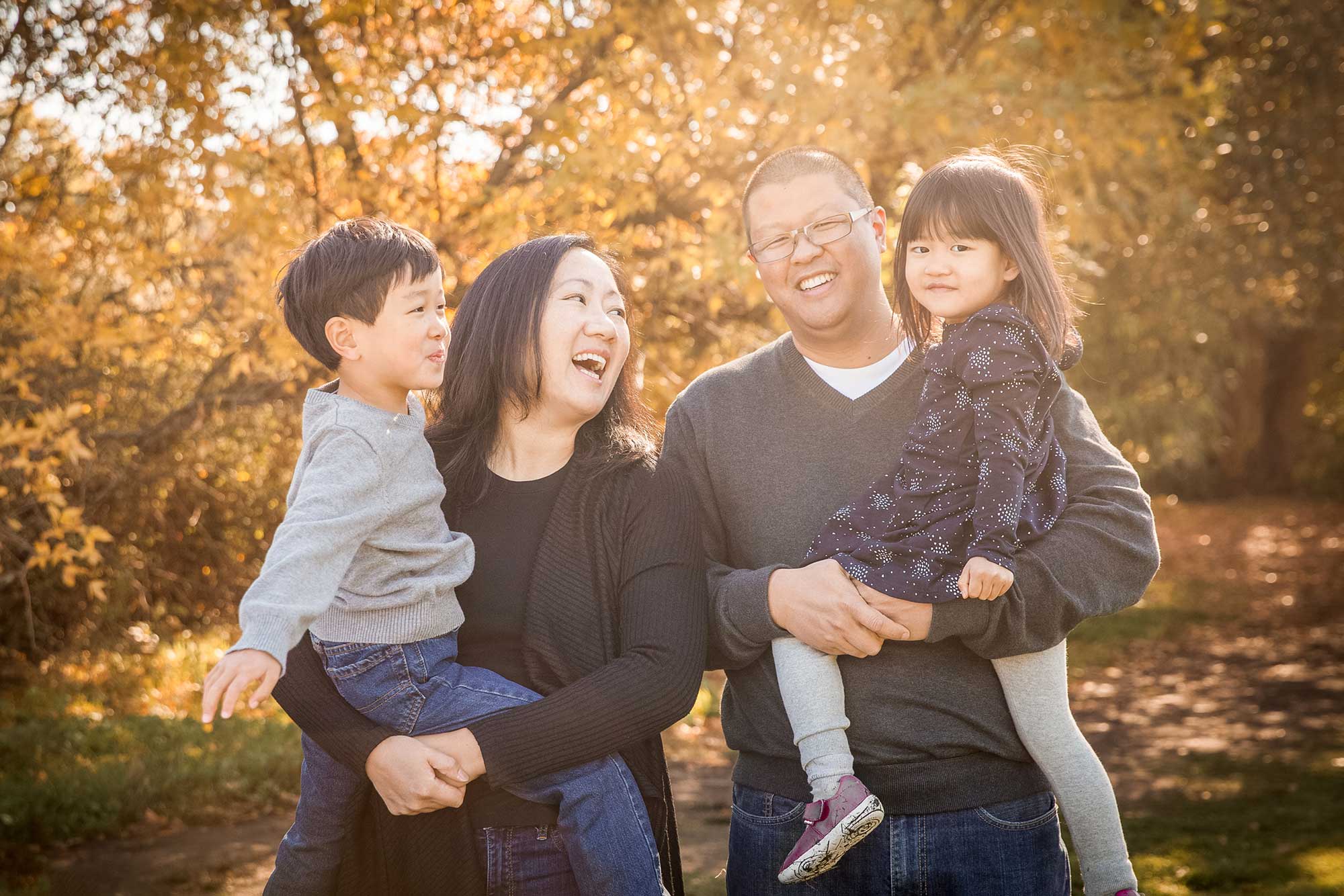 Fall trout Lake vancouver family photo session