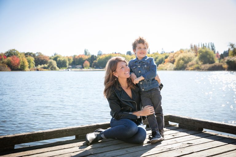 Trout Lake Vancouver Fall Family photo Session